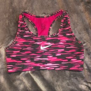 Pink Camo Nike Sports Bra